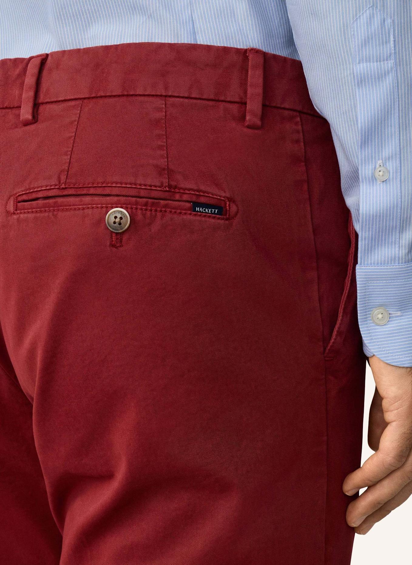 HACKETT LONDON Chino KENSINGTON Slim Fit: ROT