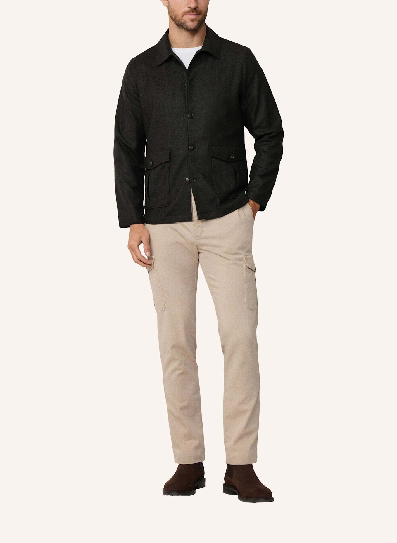 HACKETT LONDON Fieldjacket HBONE FLAN OVERSHIRT: GRÜN
