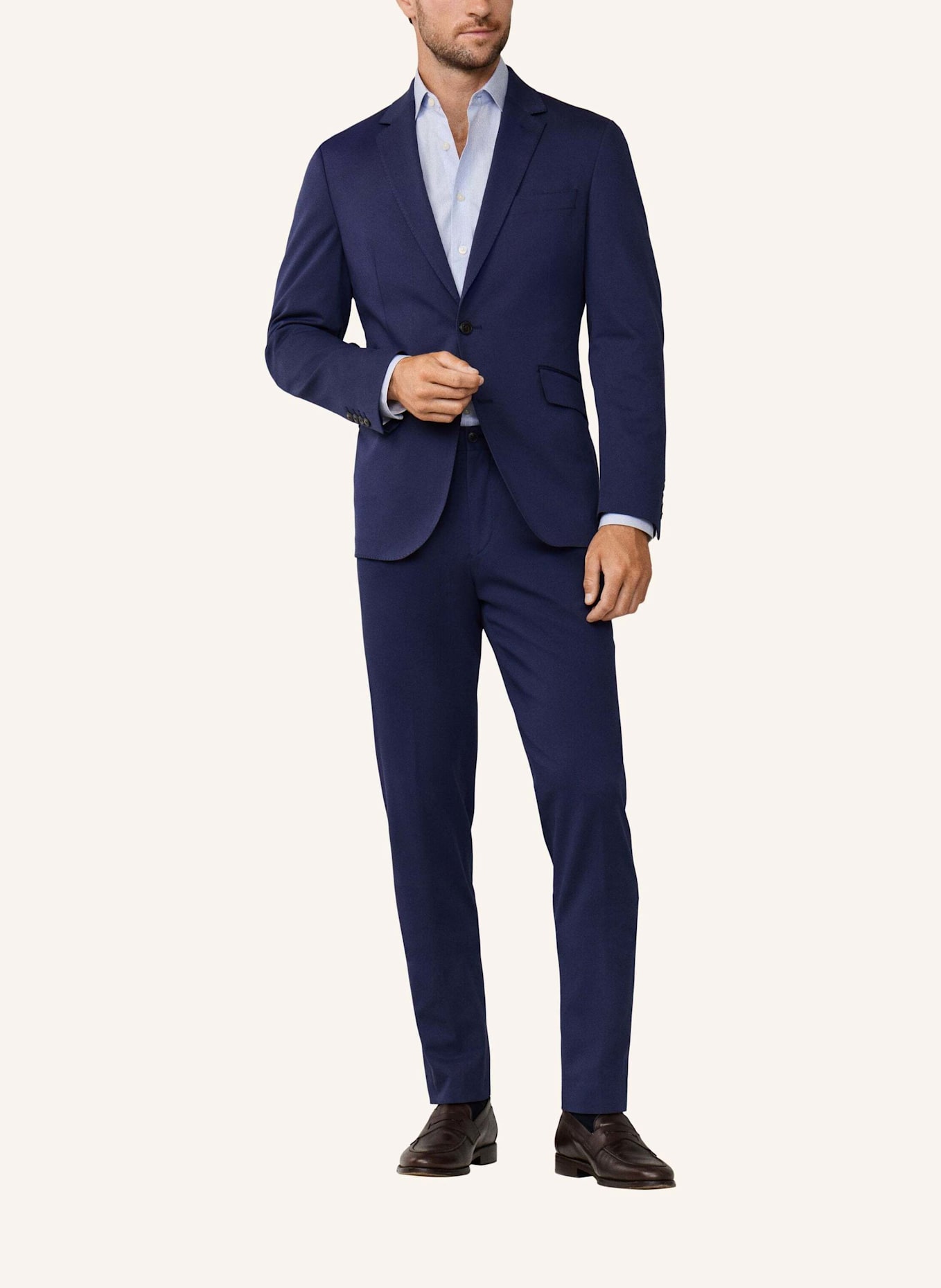 HACKETT LONDON Sakko COTTON STRETCH JKT: DUNKELBLAU