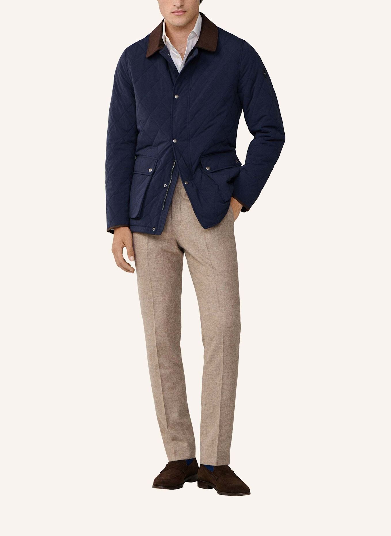 HACKETT LONDON Fieldjacket QUILTED JKT: BLAU