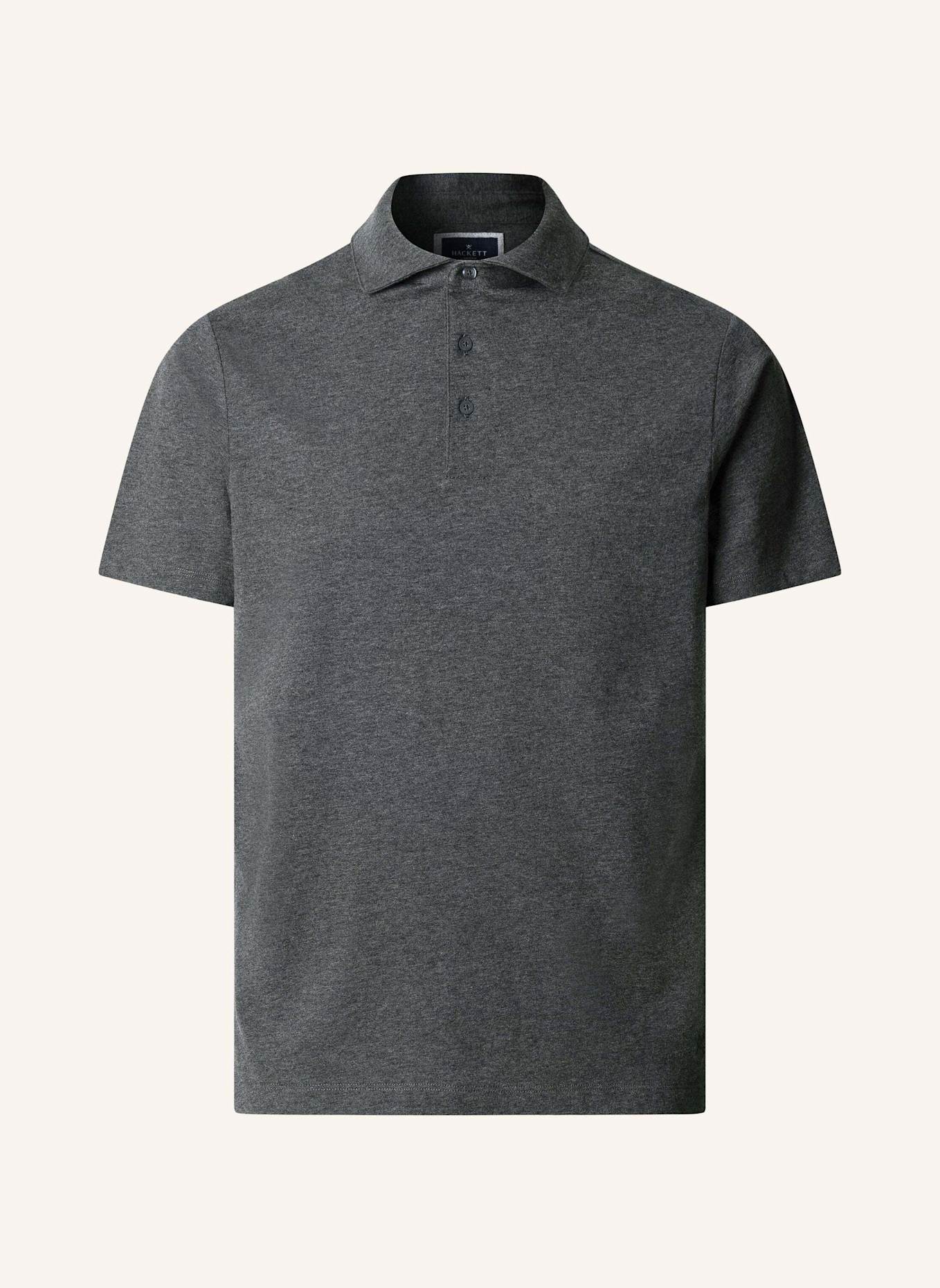 HACKETT LONDON Poloshirt PIMA COTTON POLO: DUNKELGRAU