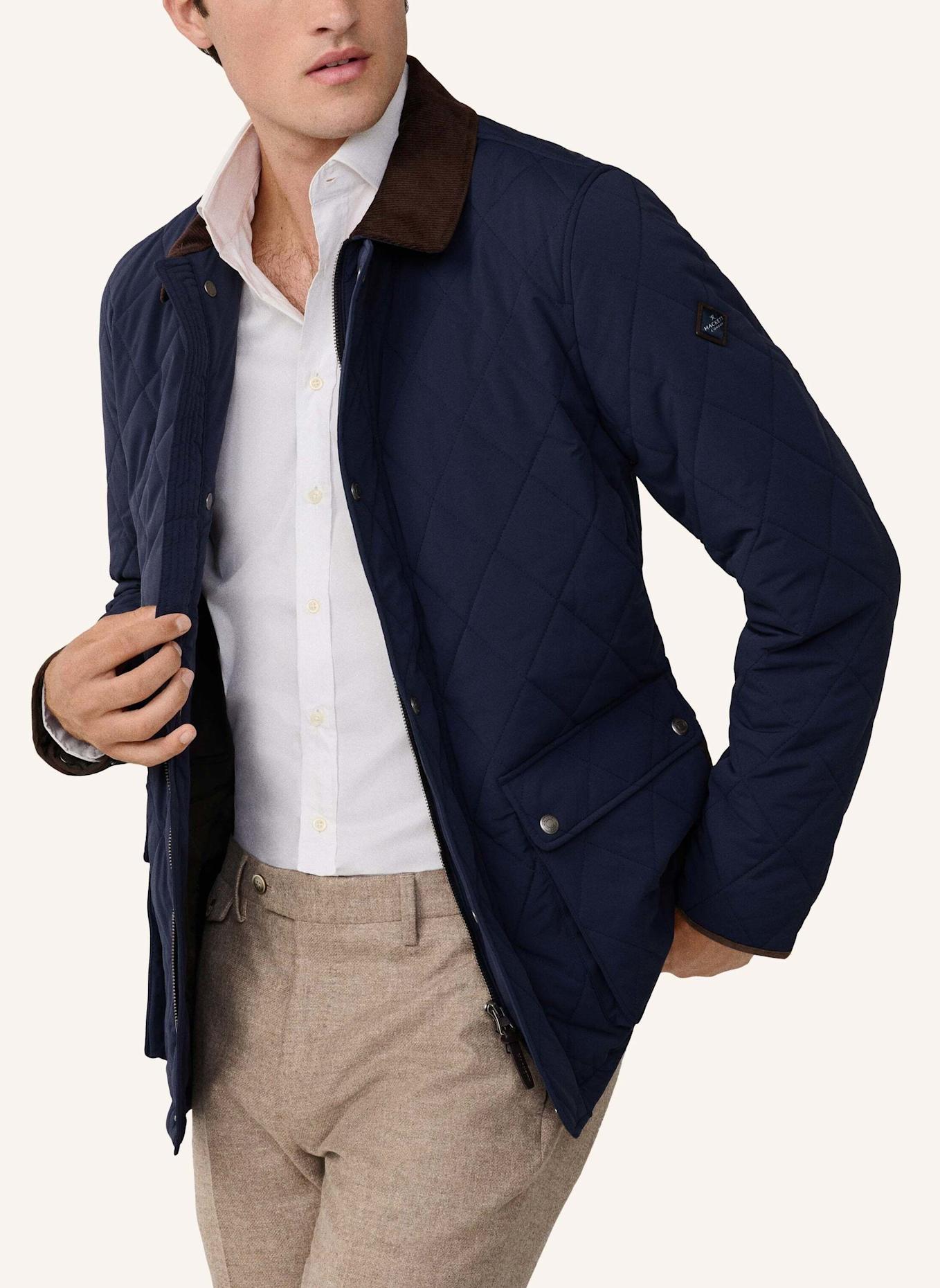HACKETT LONDON Fieldjacket QUILTED JKT: BLAU