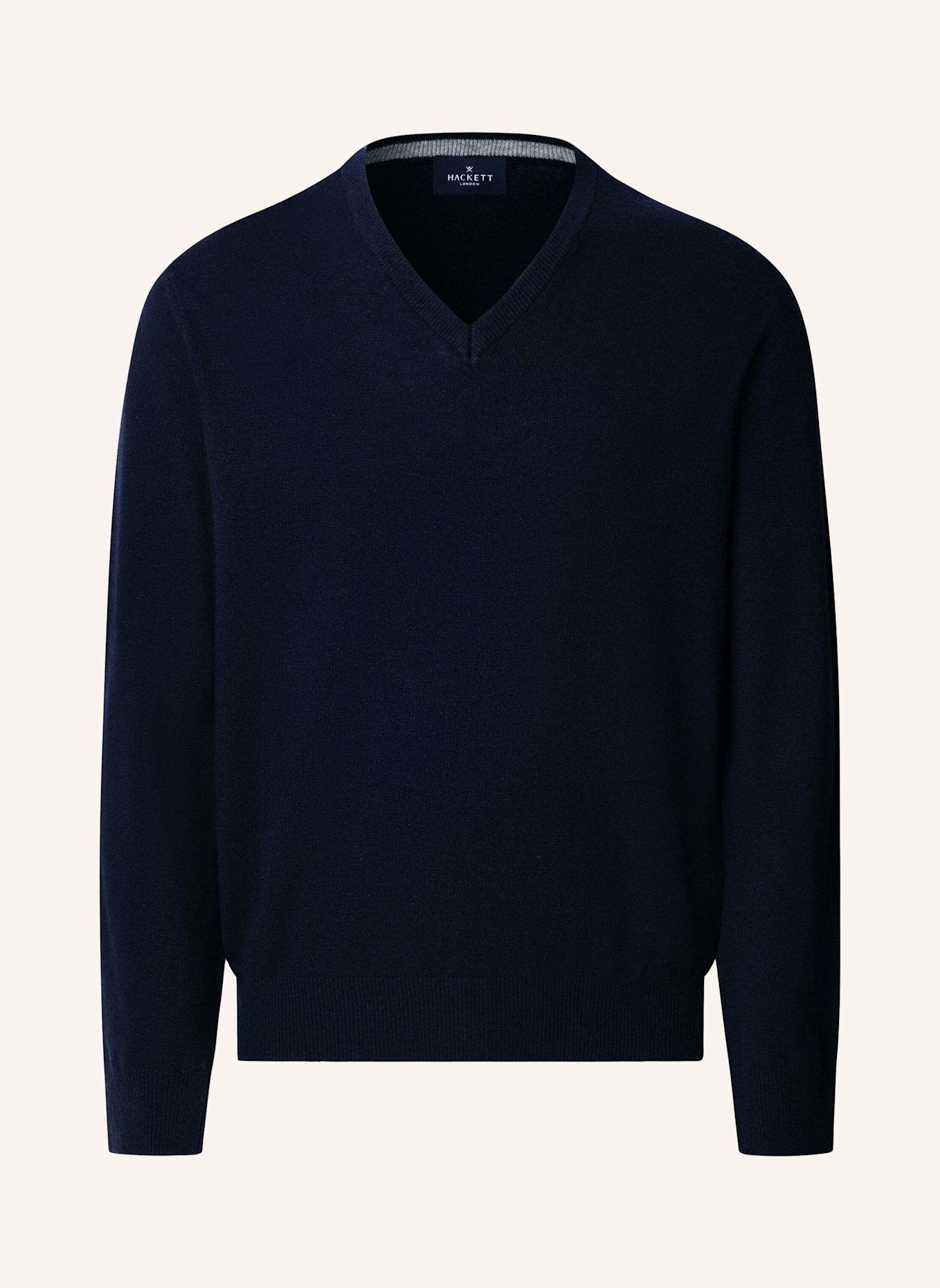 HACKETT LONDON Pullover MERINO CASH MIX V: BLAU