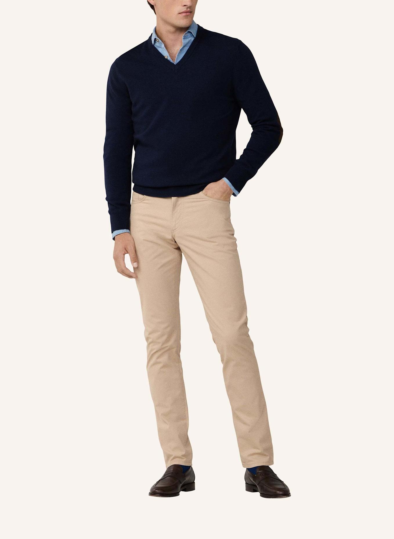HACKETT LONDON Pullover MERINO CASH MIX V: BLAU