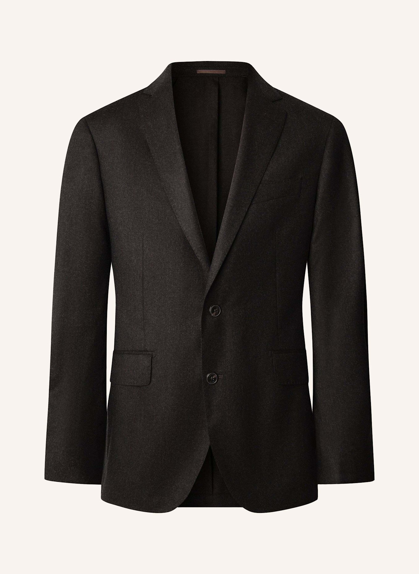 HACKETT LONDON Sakko PERFORMANCE FLANNEL: DUNKELBRAUN