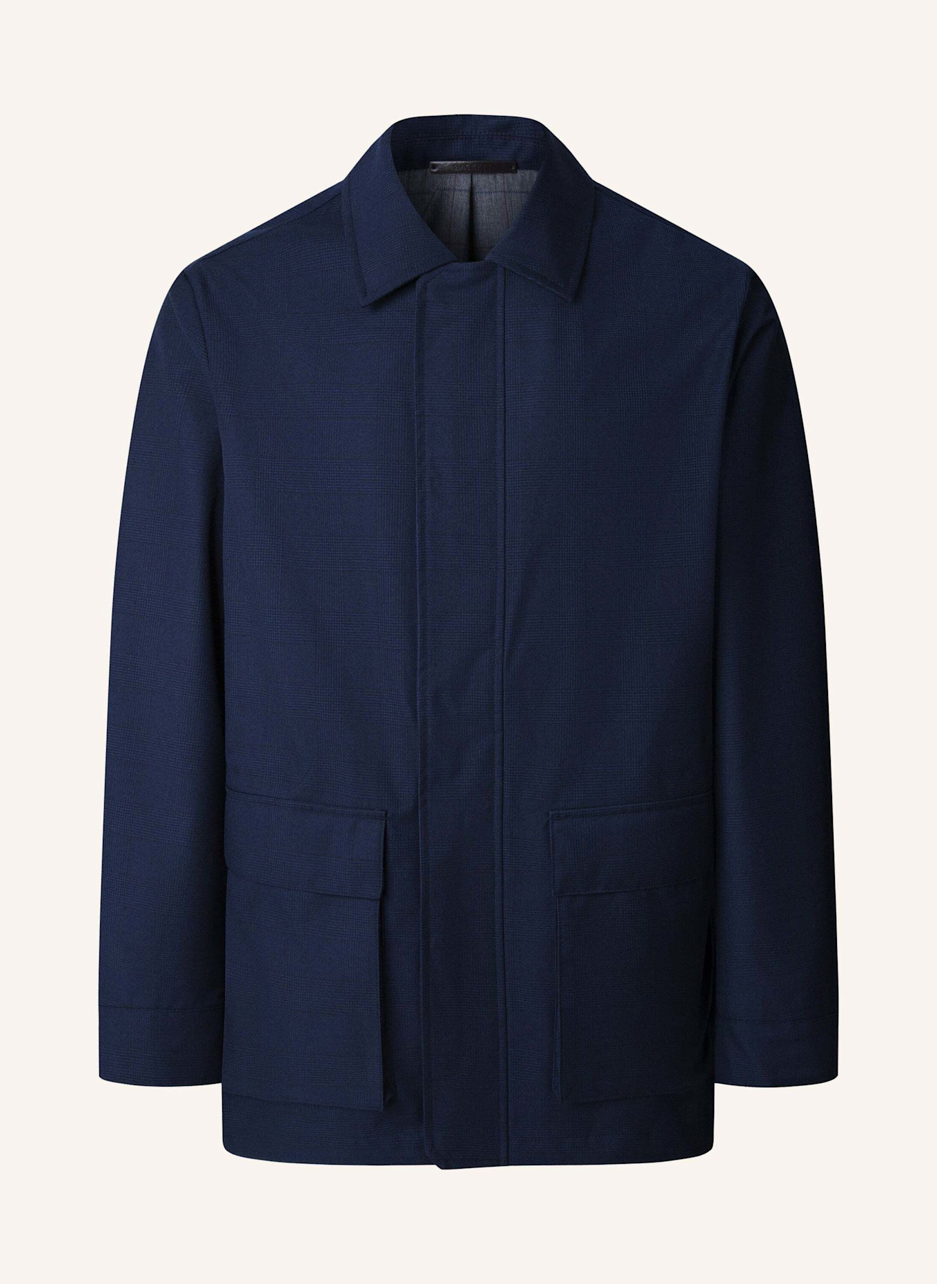 HACKETT LONDON Fieldjacket POW 2 PKT CARCOAT: DUNKELBLAU