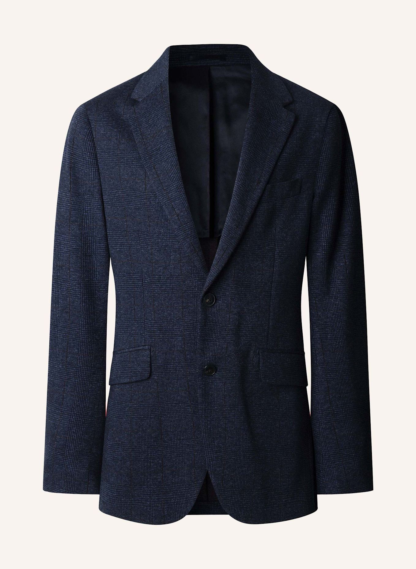 HACKETT LONDON Sakko NAVY POW KNIT CC: BLAU