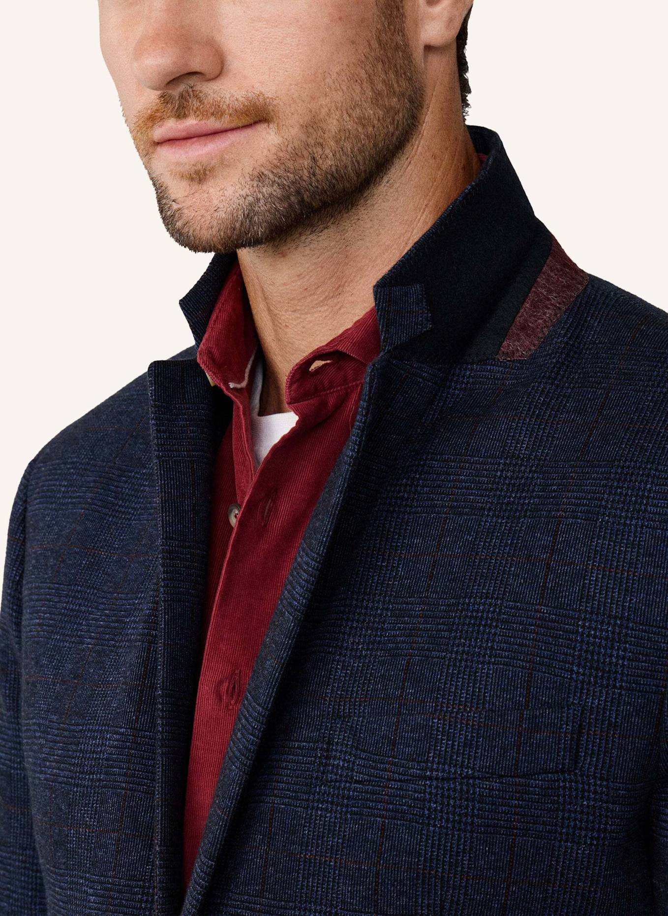 HACKETT LONDON Sakko NAVY POW KNIT CC: BLAU