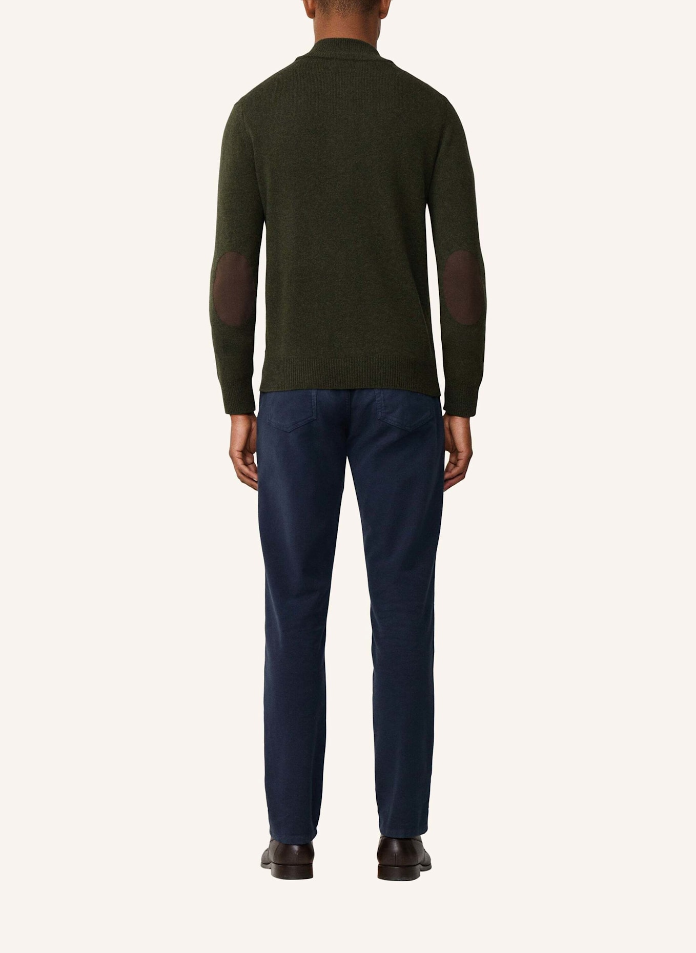 HACKETT LONDON Strickjacken Cardigan LAMBSWOOL FZIP: GRÜN