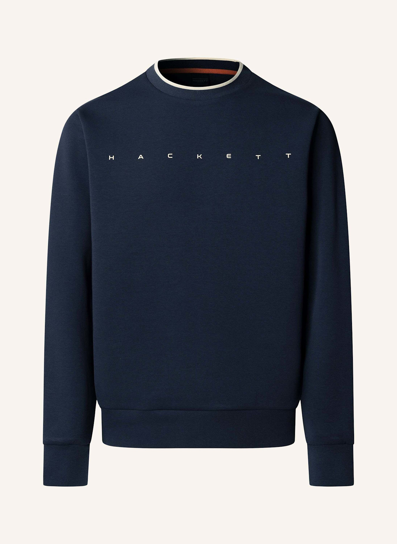 HACKETT LONDON Sweatshirt HS ESSENTIAL CREW: DUNKELBLAU