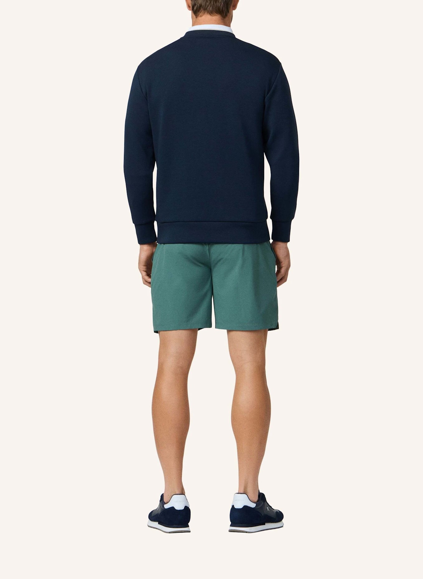 HACKETT LONDON Sweatshirt HS ESSENTIAL CREW: DUNKELBLAU