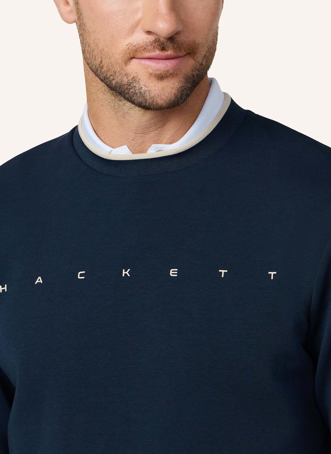 HACKETT LONDON Sweatshirt HS ESSENTIAL CREW: DUNKELBLAU