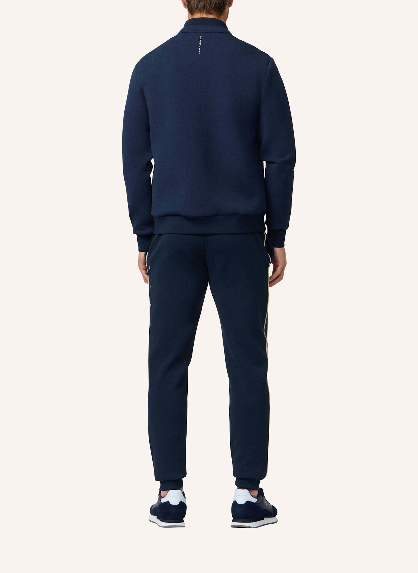 HACKETT LONDON Fieldjacket HS ESTATE HYBRID FZ: DUNKELBLAU