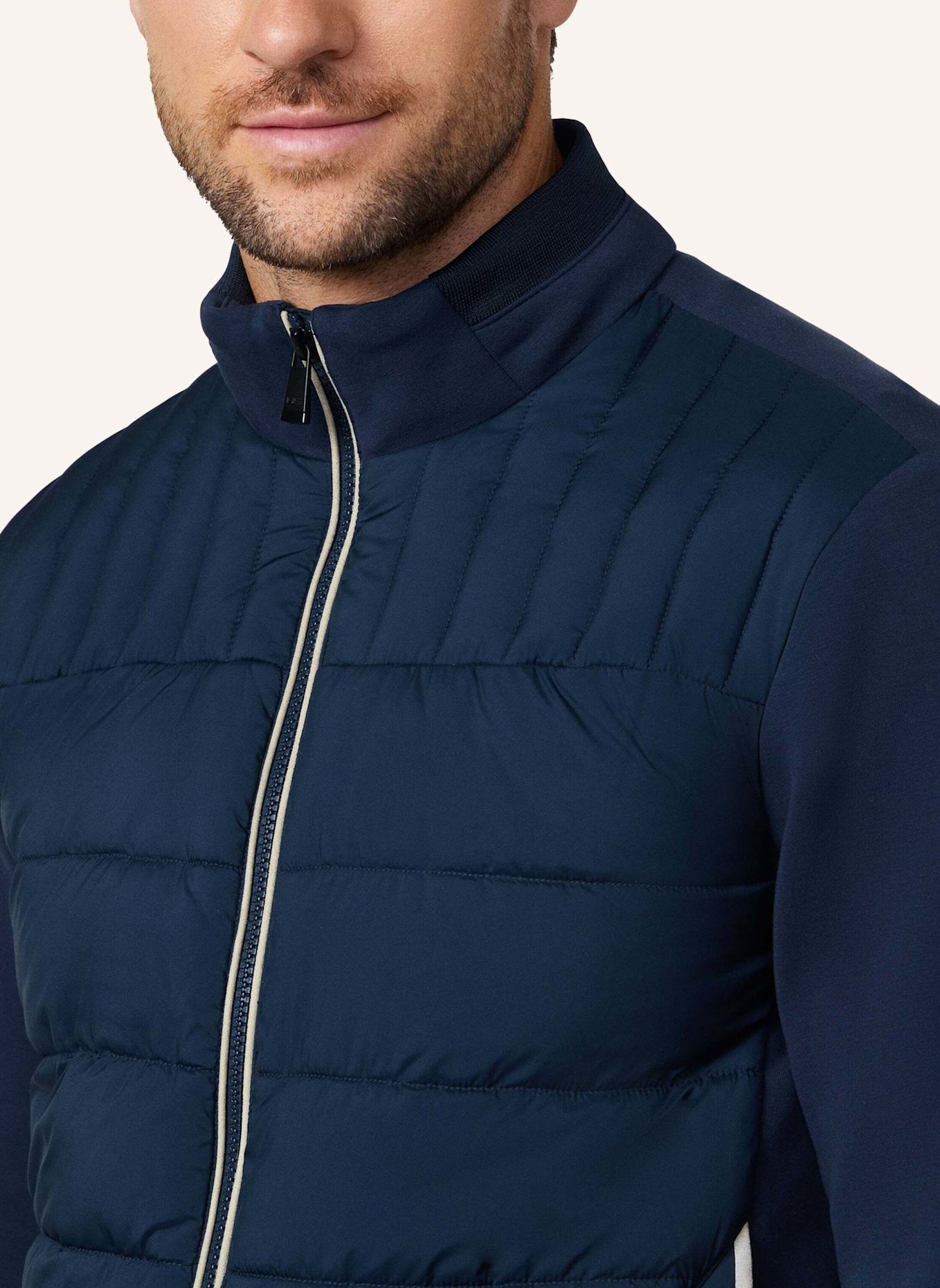 HACKETT LONDON Fieldjacket HS ESTATE HYBRID FZ: DUNKELBLAU