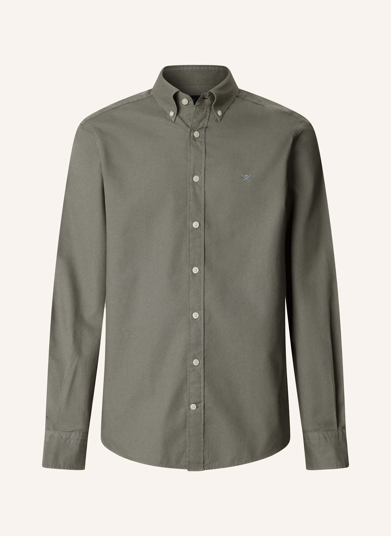 HACKETT LONDON Freizeithemd ESS GMT DYED OXFORD: GRÜN