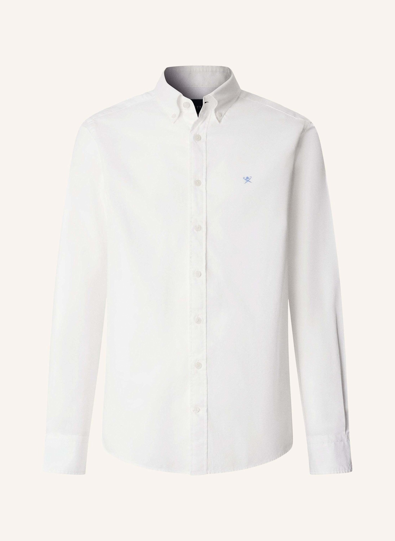 HACKETT LONDON Freizeithemd ESS GMT DYED OXFORD: WEISS