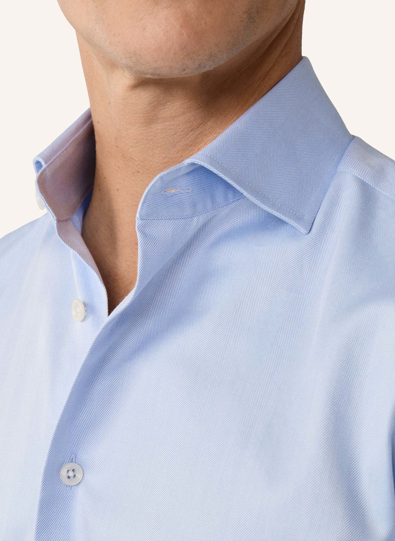 HACKETT LONDON Freizeithemd FORMAL HBONE: HELLBLAU