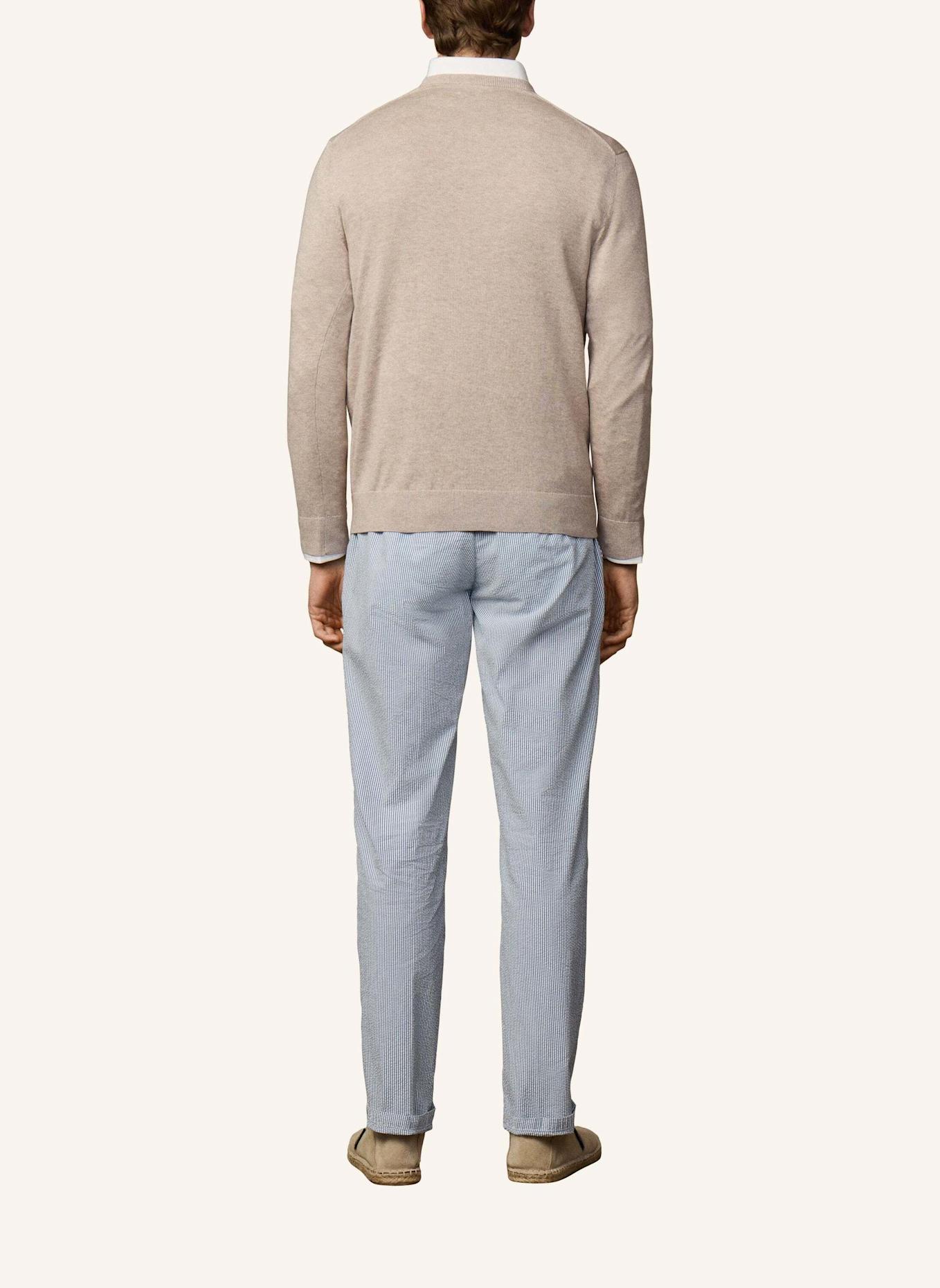 HACKETT LONDON Pullover ESS COTTON V NECK: BEIGE