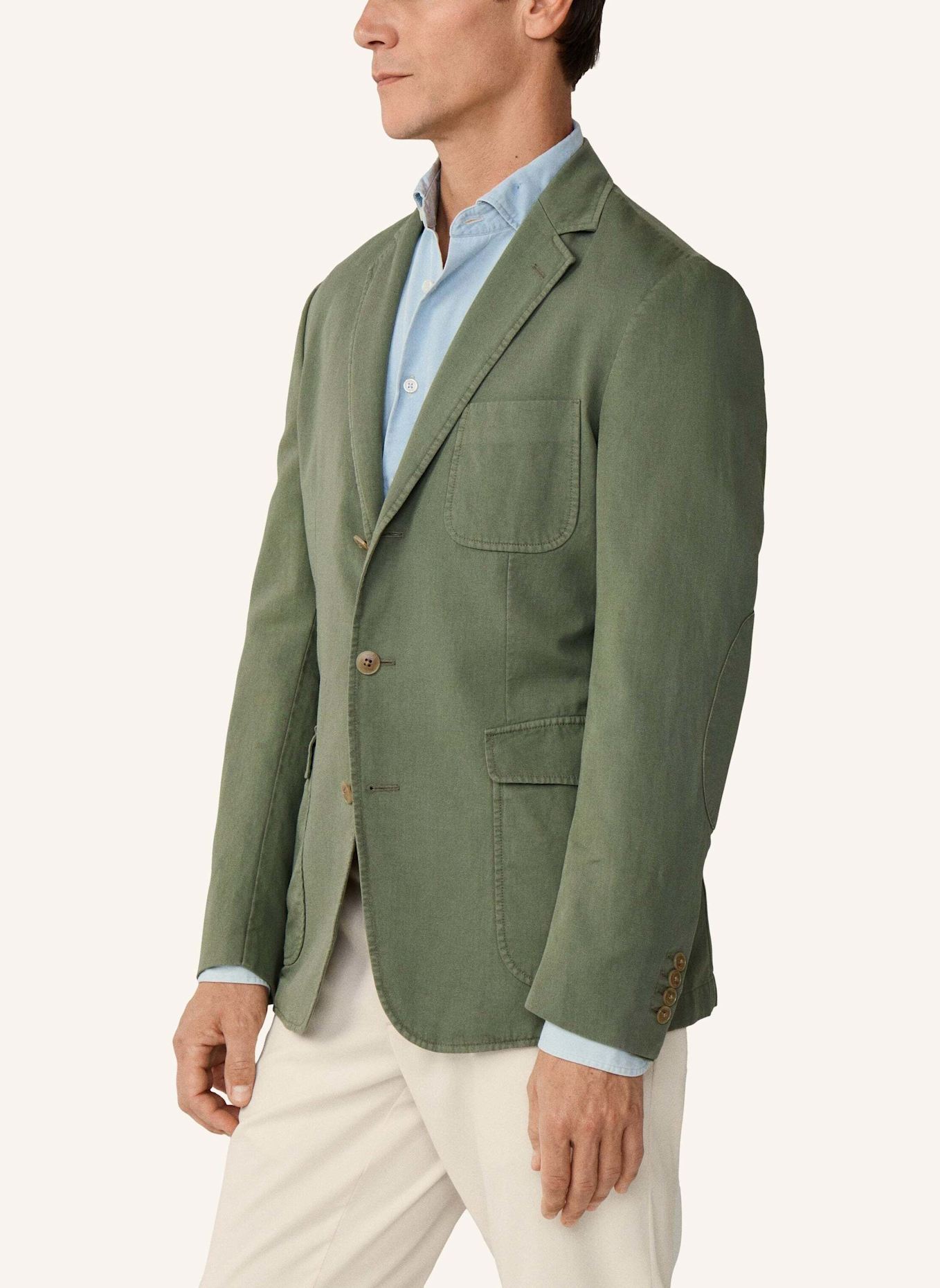 HACKETT LONDON Blazer GMD COTTON LINEN: GRÜN