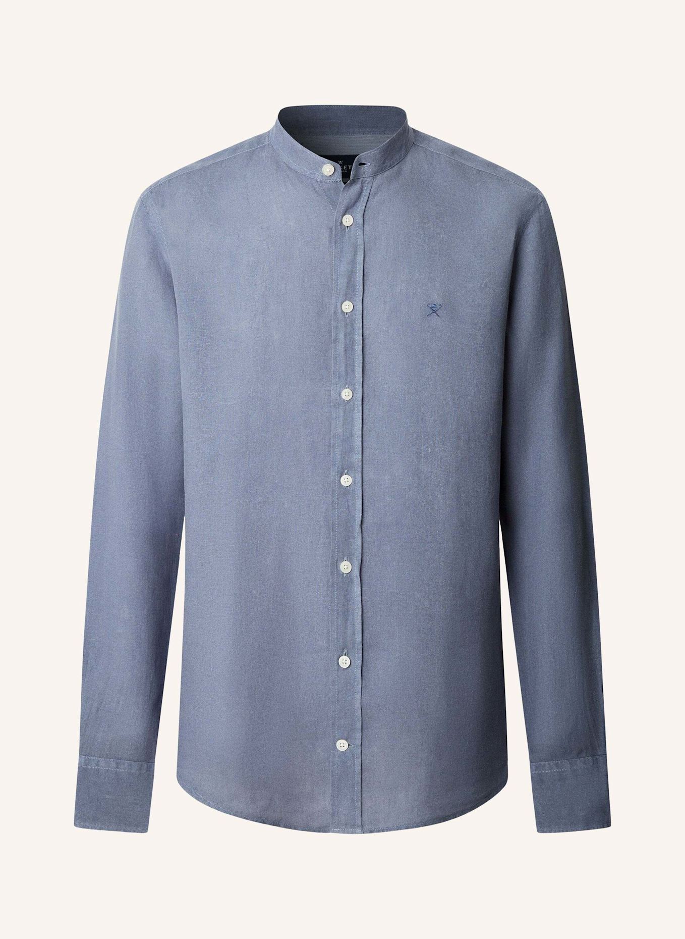 HACKETT LONDON Freizeithemd ESS GMD LINEN PORTER: BLAU