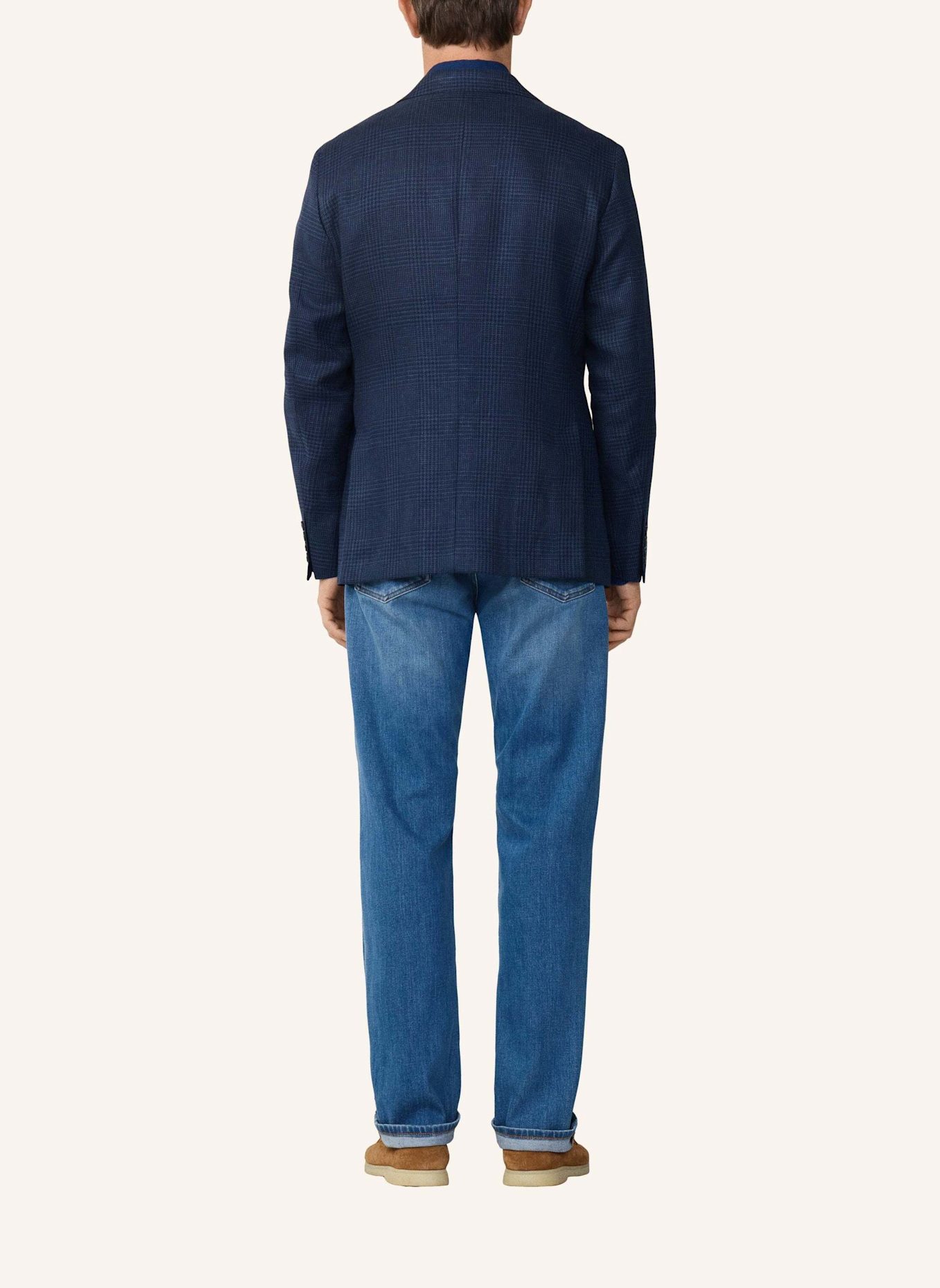 HACKETT LONDON Blazer LINEN WOOL GCHK CC: BLAU