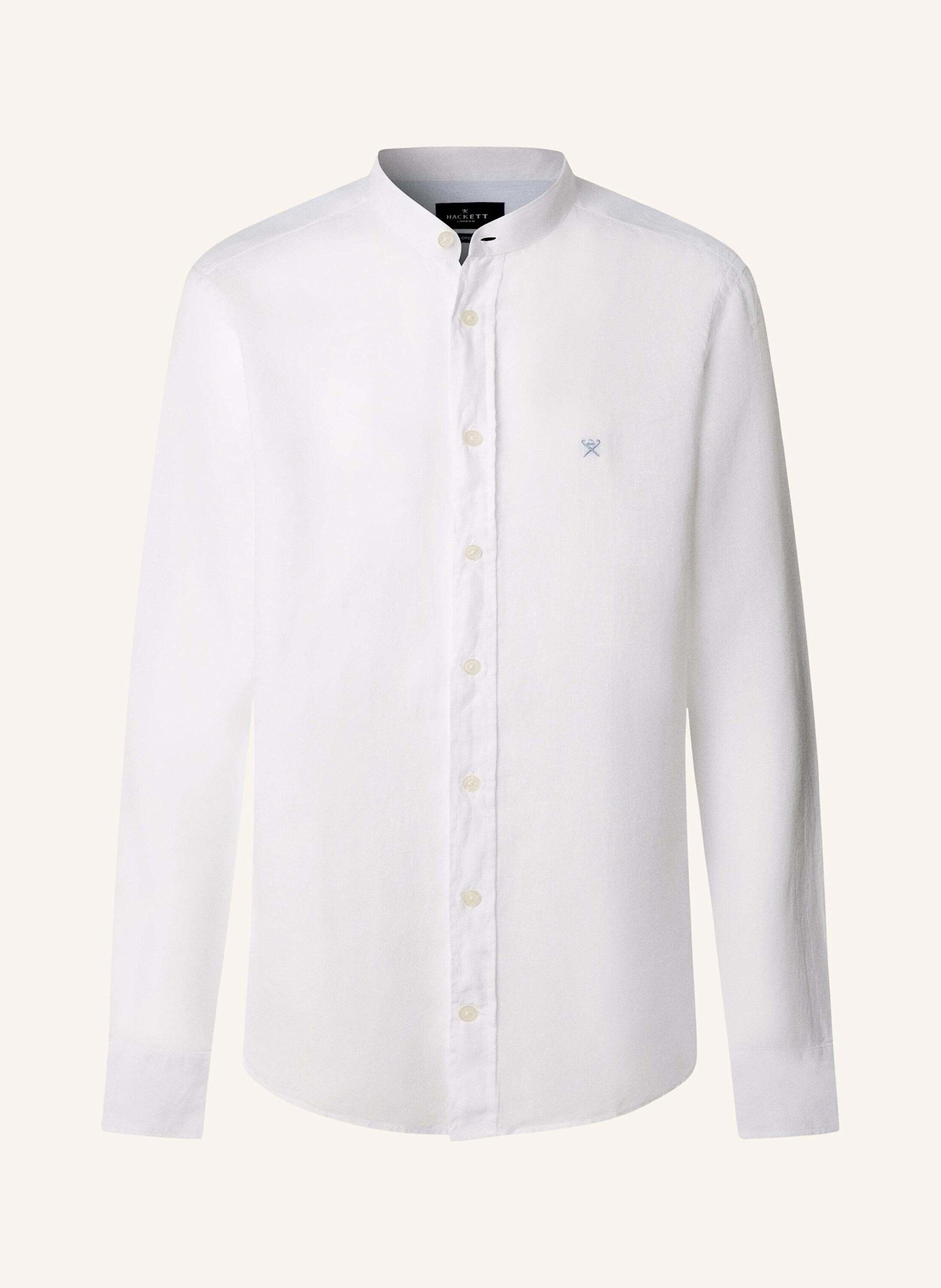 HACKETT LONDON Freizeithemd ESS GMD LINEN PORTER: WEISS