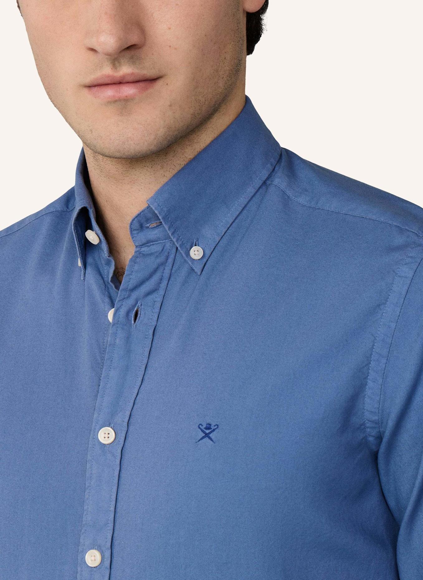 HACKETT LONDON Freizeithemd ESS GMT DYED OXFORD: BLAU