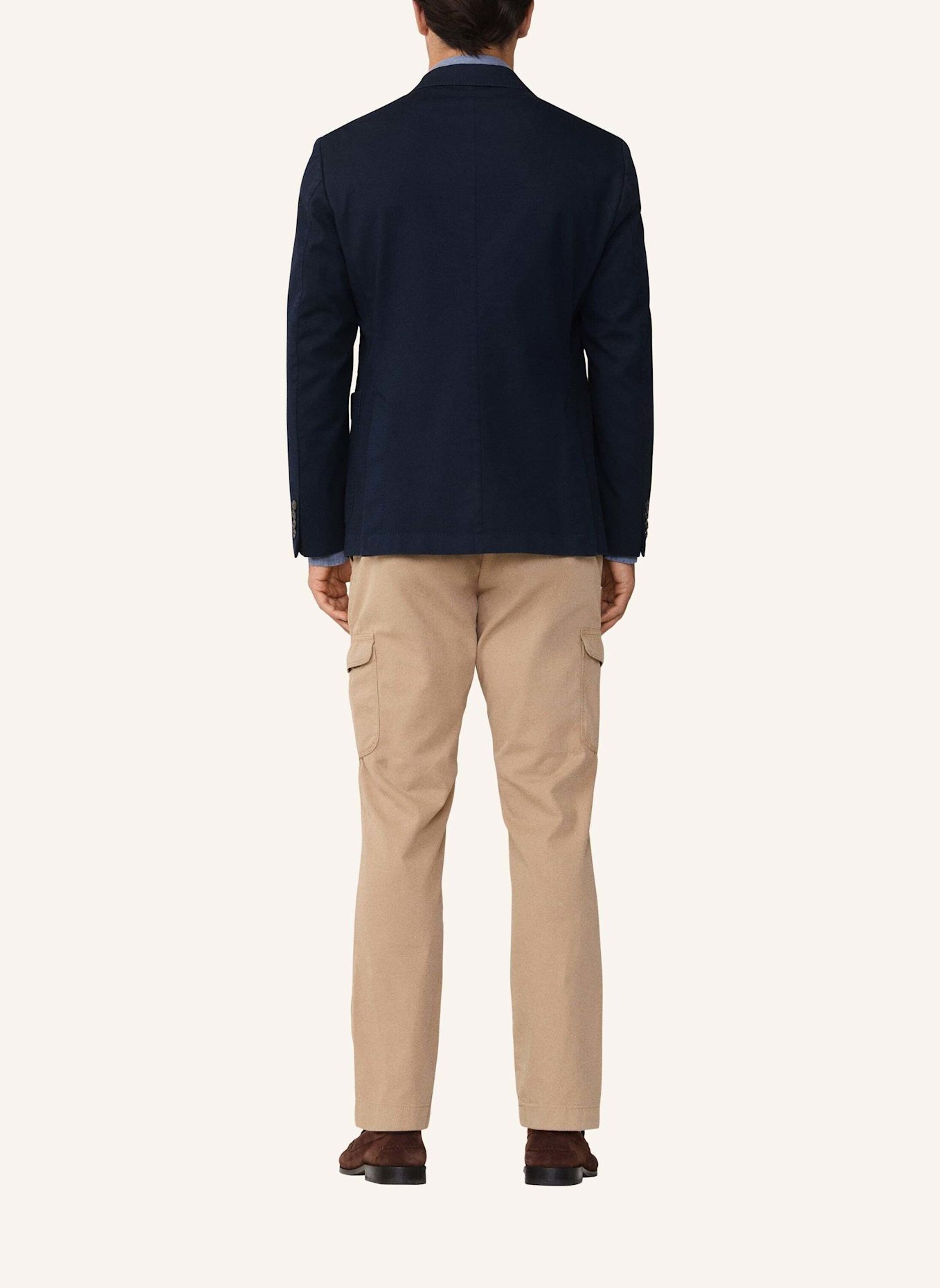 HACKETT LONDON Sakko GMD LW TEXTURE CC: BLAU