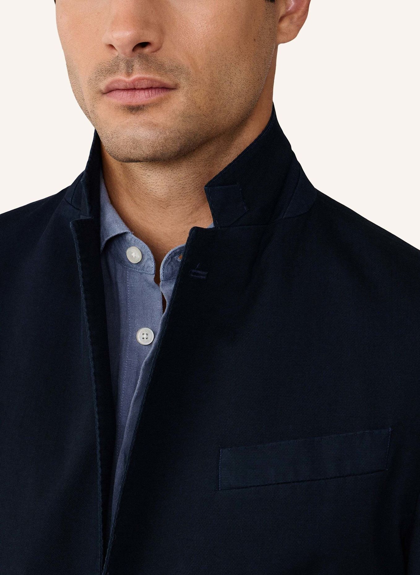 HACKETT LONDON Sakko GMD LW TEXTURE CC: BLAU