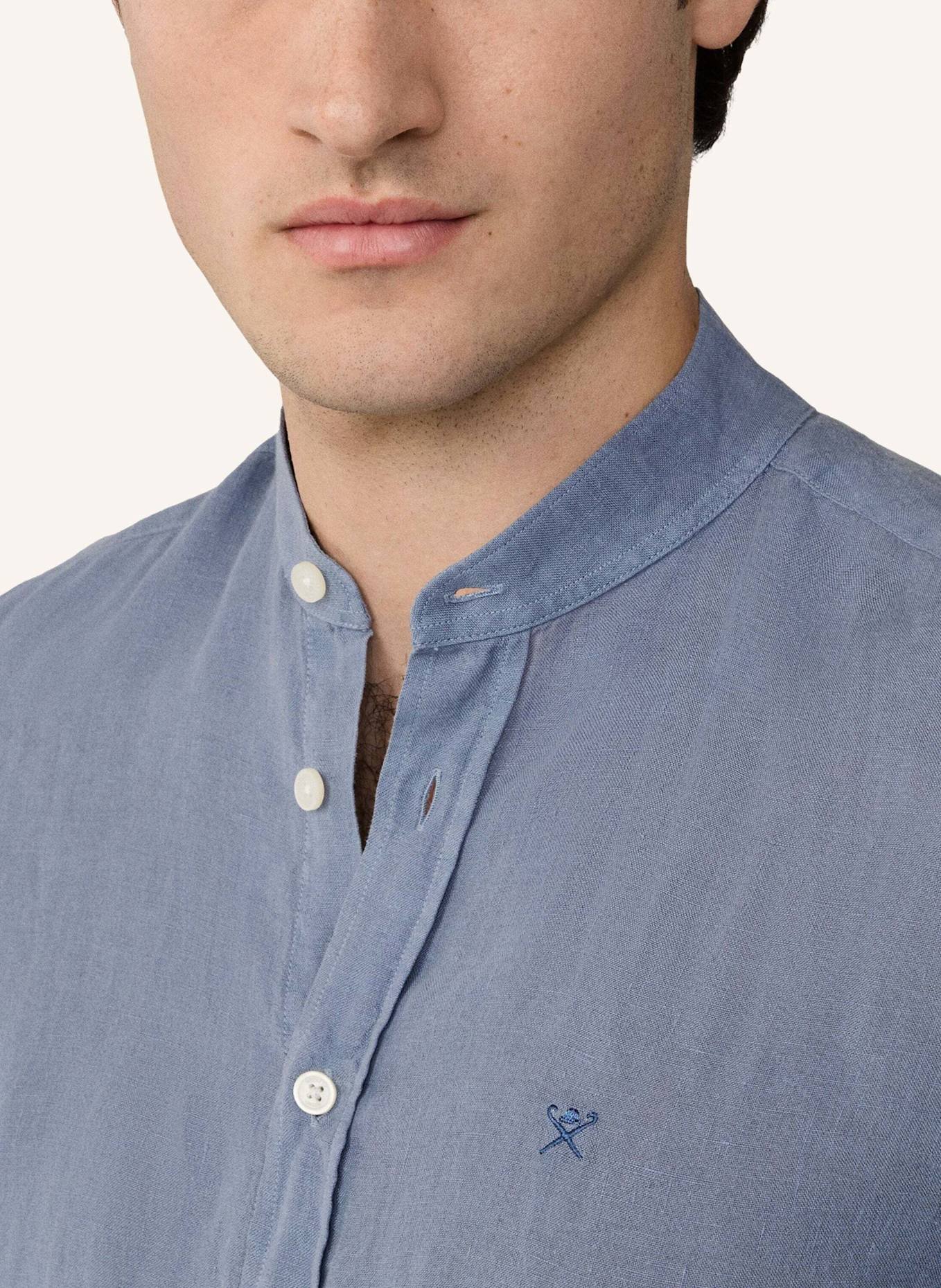 HACKETT LONDON Freizeithemd ESS GMD LINEN PORTER: BLAU