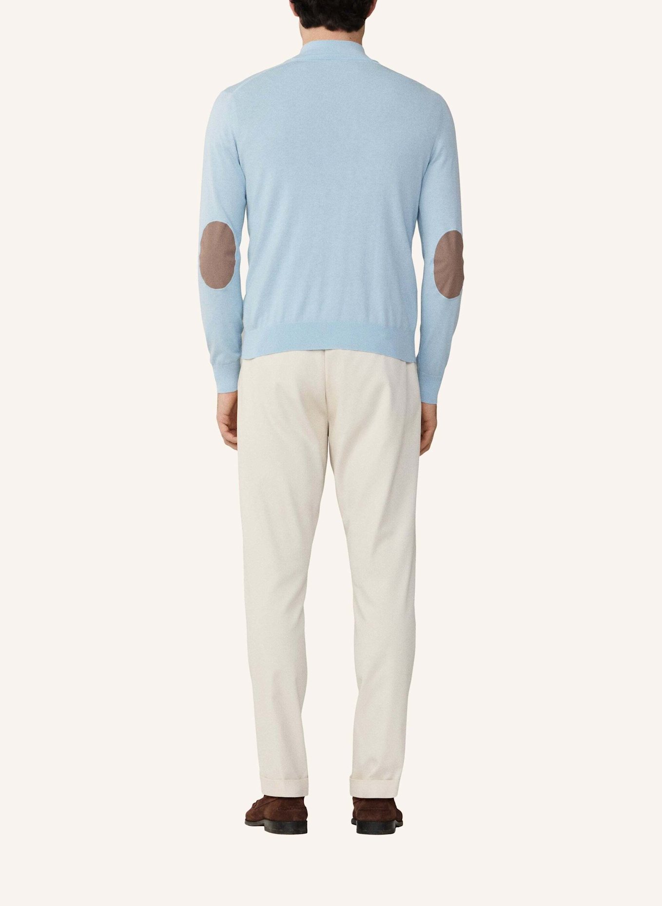 HACKETT LONDON Pullover COTTON CASH HZIP: BLAU