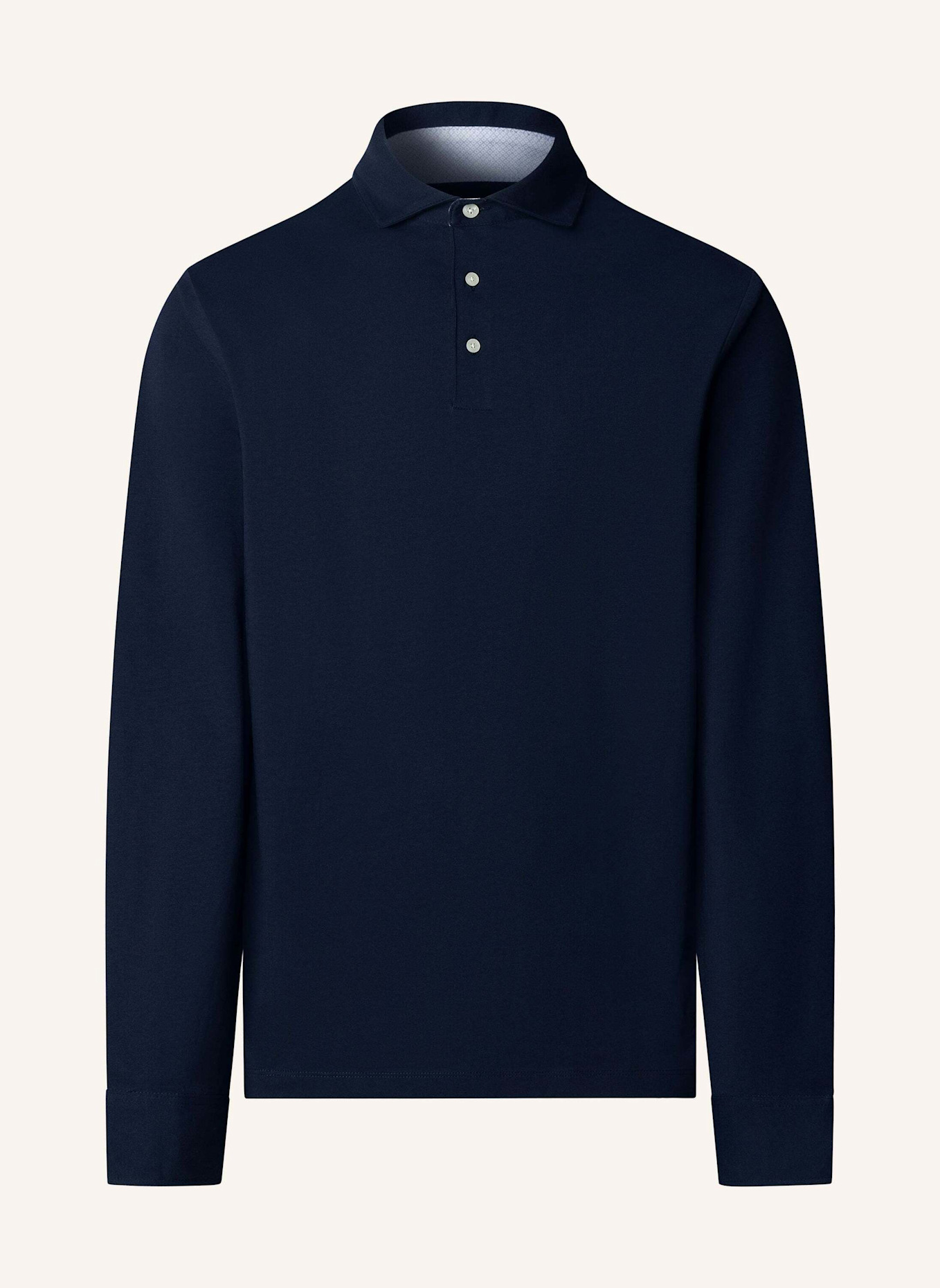 HACKETT LONDON Poloshirt MULTI TRIM JERSEY LS: BLAU