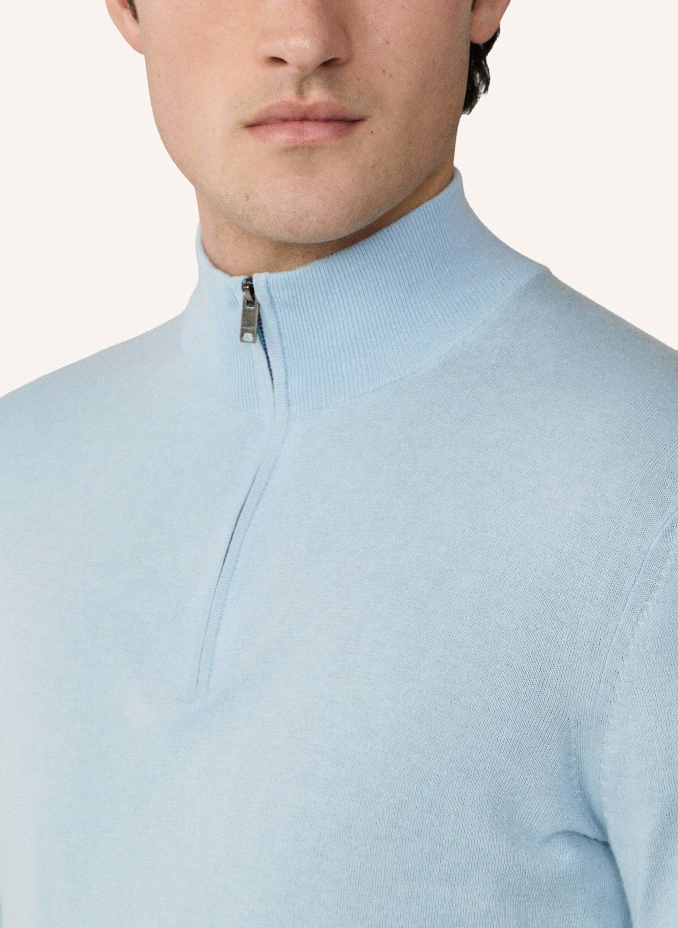 HACKETT LONDON Pullover COTTON CASH HZIP: BLAU