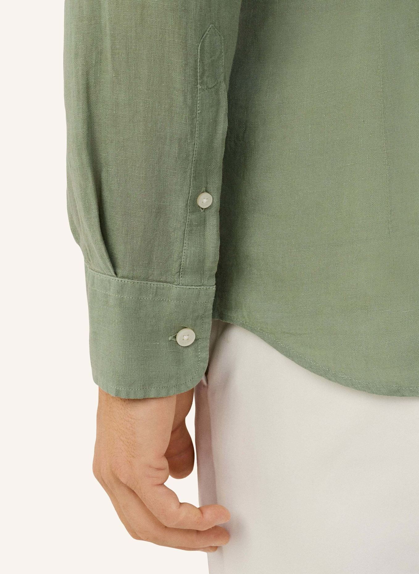 HACKETT LONDON Freizeithemd ESS GMD LINEN PORTER: GRÜN