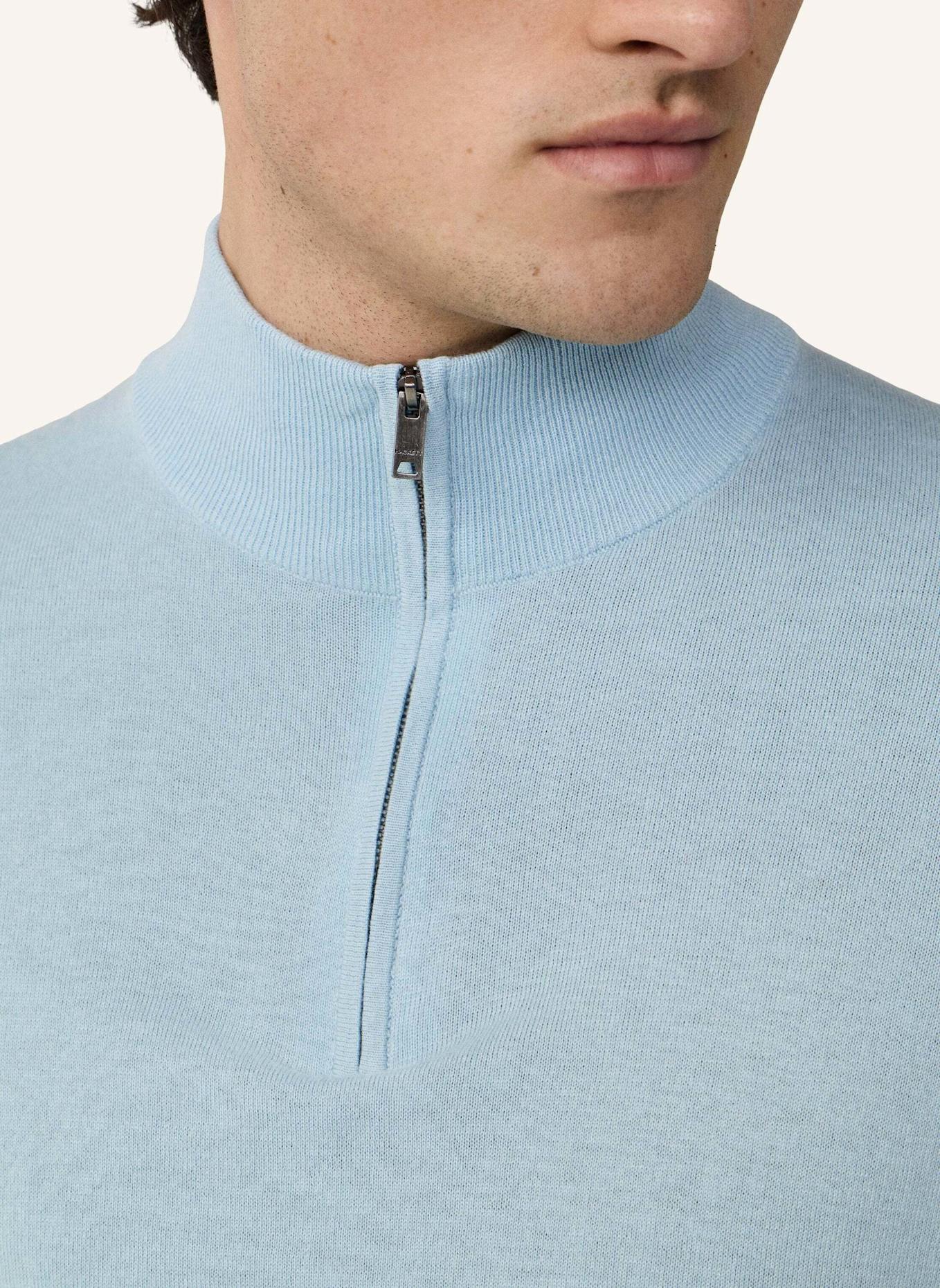 HACKETT LONDON Pullover COTTON CASH HZIP: BLAU