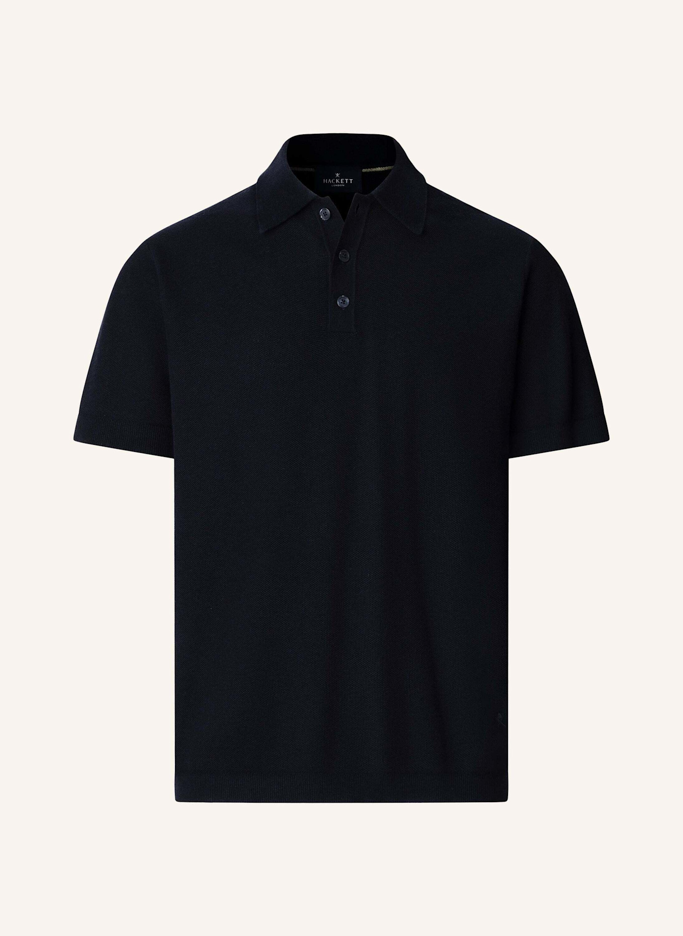 HACKETT LONDON Poloshirt HONEYCOMB SS POLO: BLAU