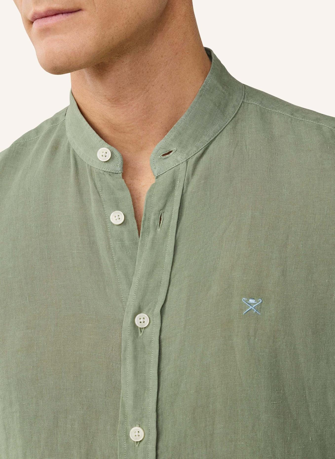 HACKETT LONDON Freizeithemd ESS GMD LINEN PORTER: GRÜN