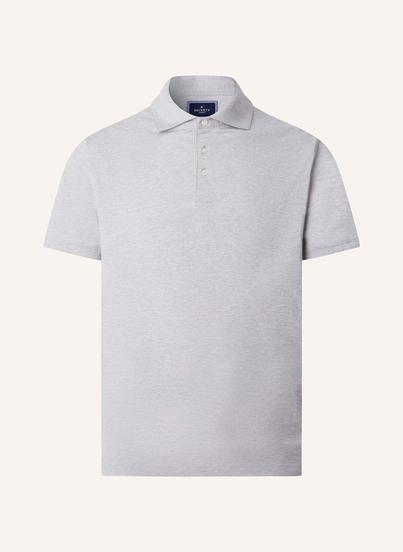 HACKETT LONDON Poloshirt PIMA COTTON POLO: HELLGRAU