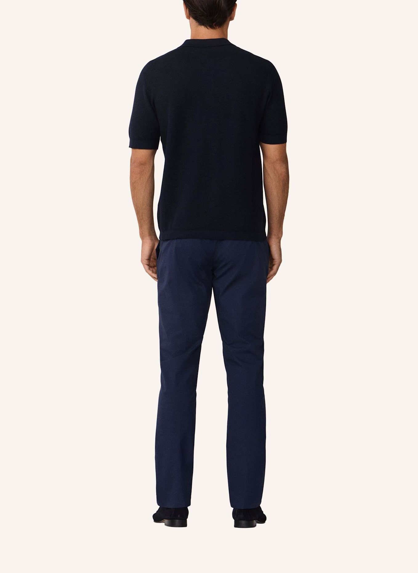 HACKETT LONDON Poloshirt HONEYCOMB SS POLO: BLAU