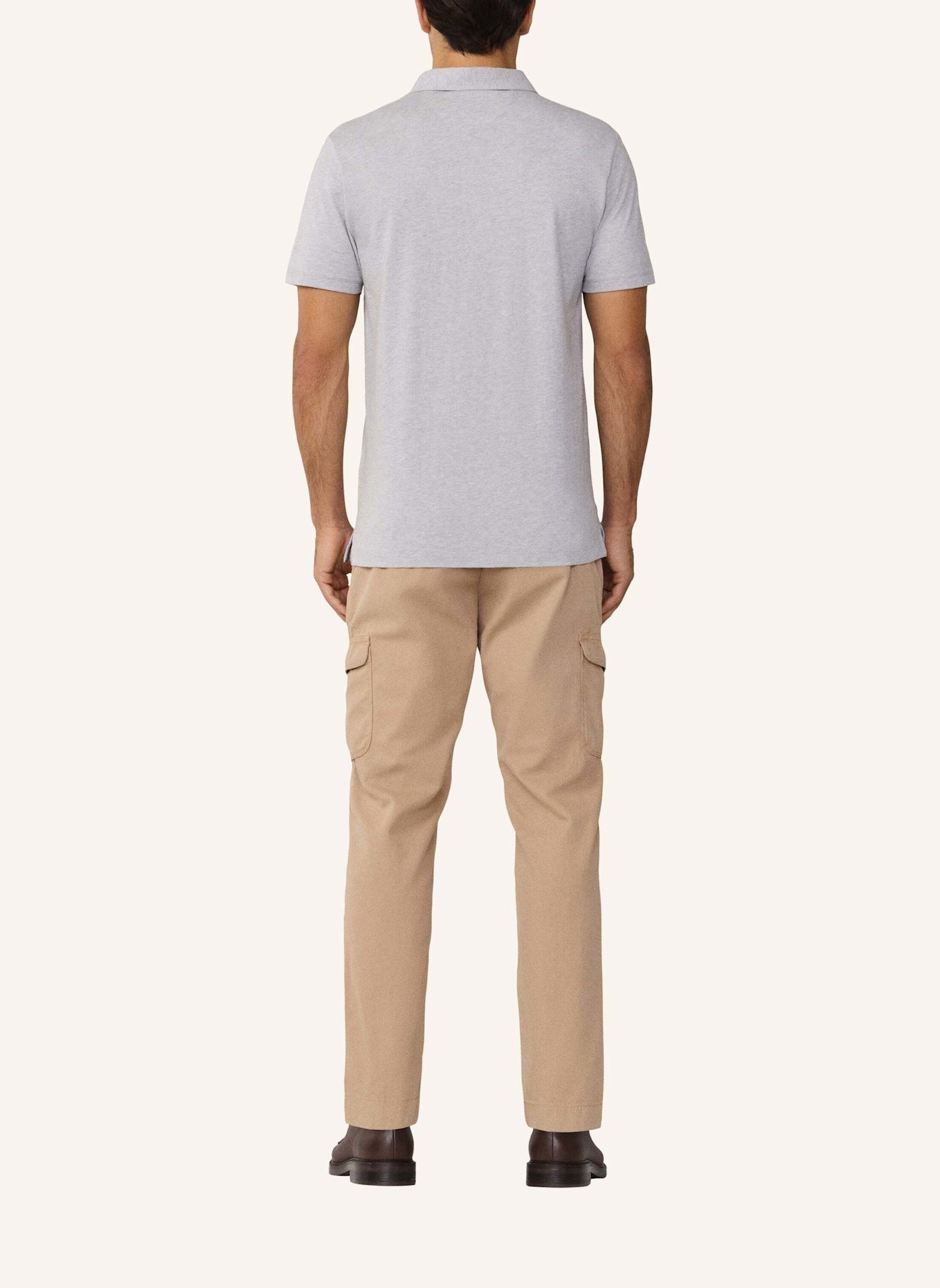 HACKETT LONDON Poloshirt PIMA COTTON POLO: HELLGRAU