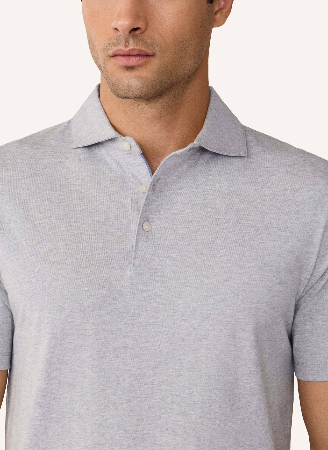 HACKETT LONDON Poloshirt PIMA COTTON POLO: HELLGRAU