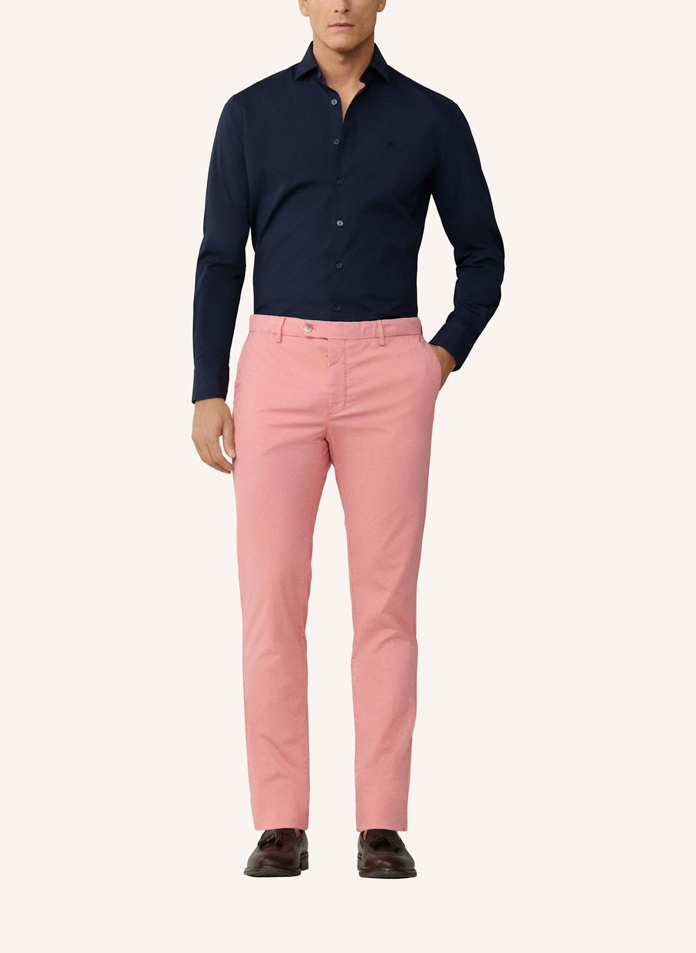 HACKETT LONDON Chino ULTRA LW CHINO: ROT