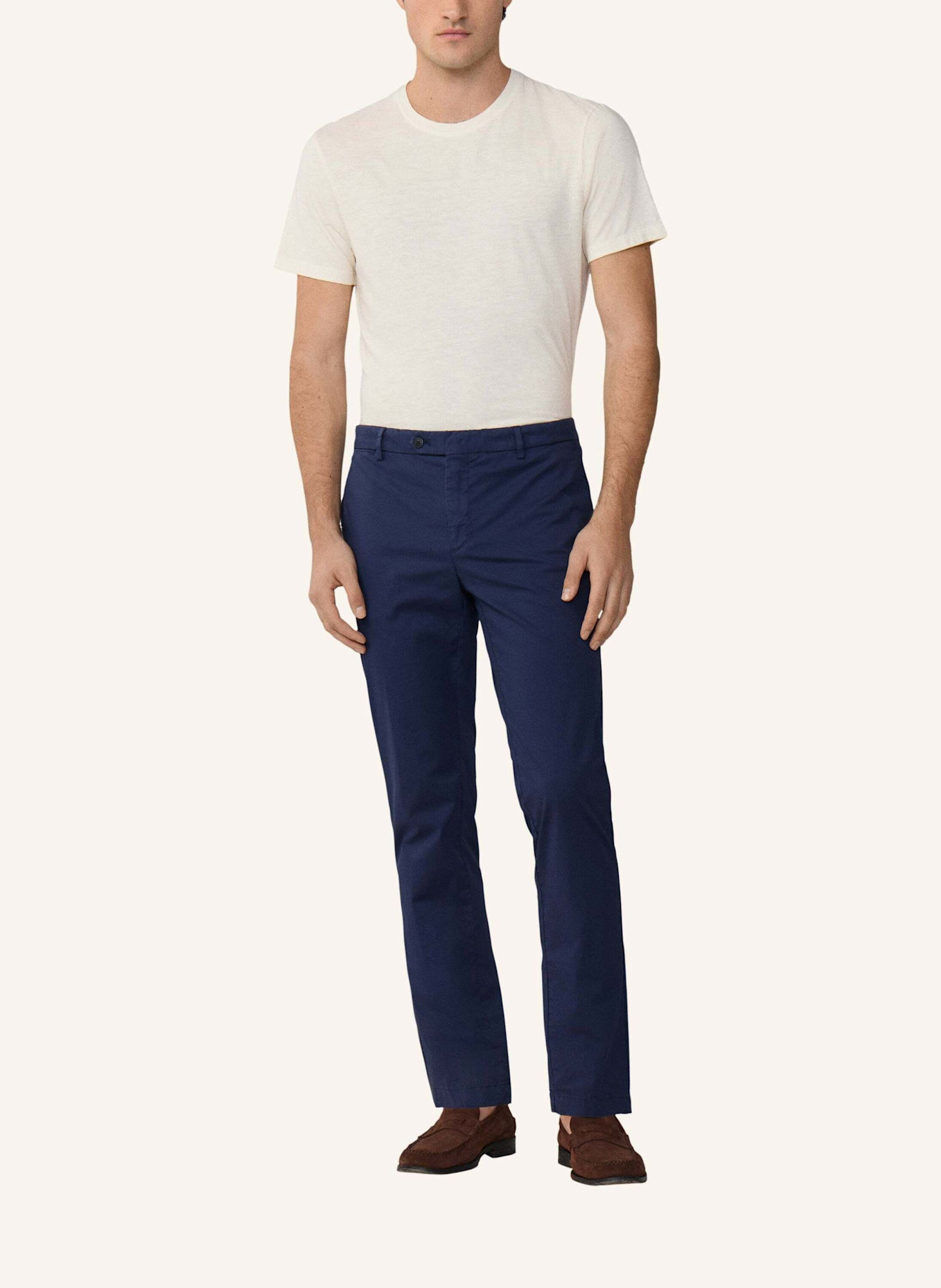HACKETT LONDON Chino ULTRA LW CHINO: BLAU