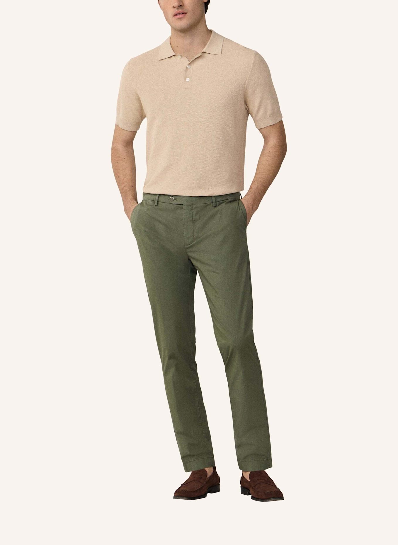 HACKETT LONDON Chino ULTRA LW CHINO: GRÜN