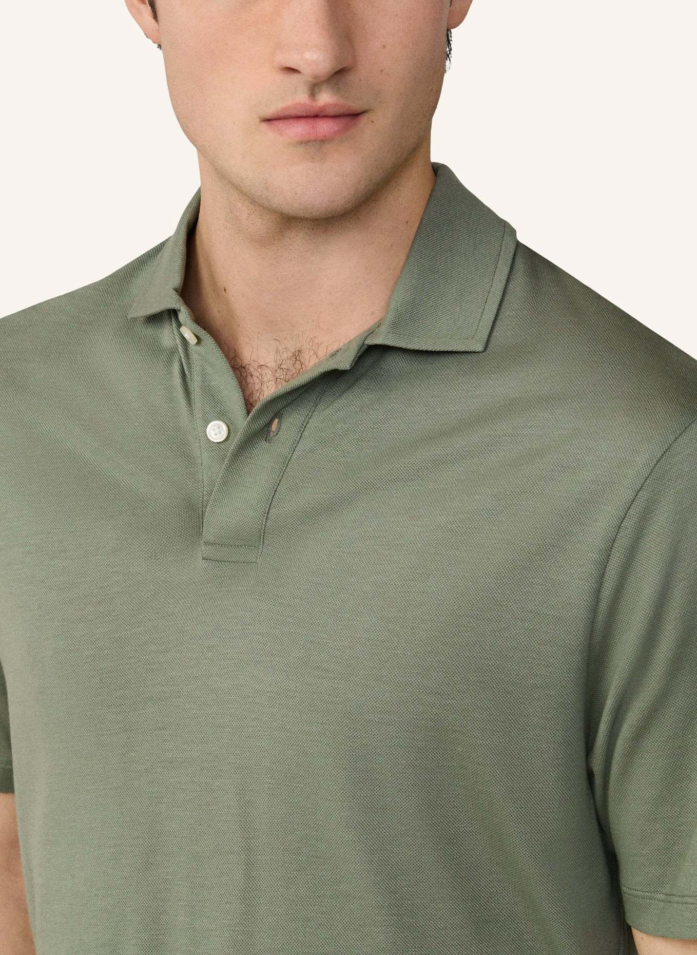 HACKETT LONDON Poloshirt TRAVEL PIQUE POLO: GRÜN