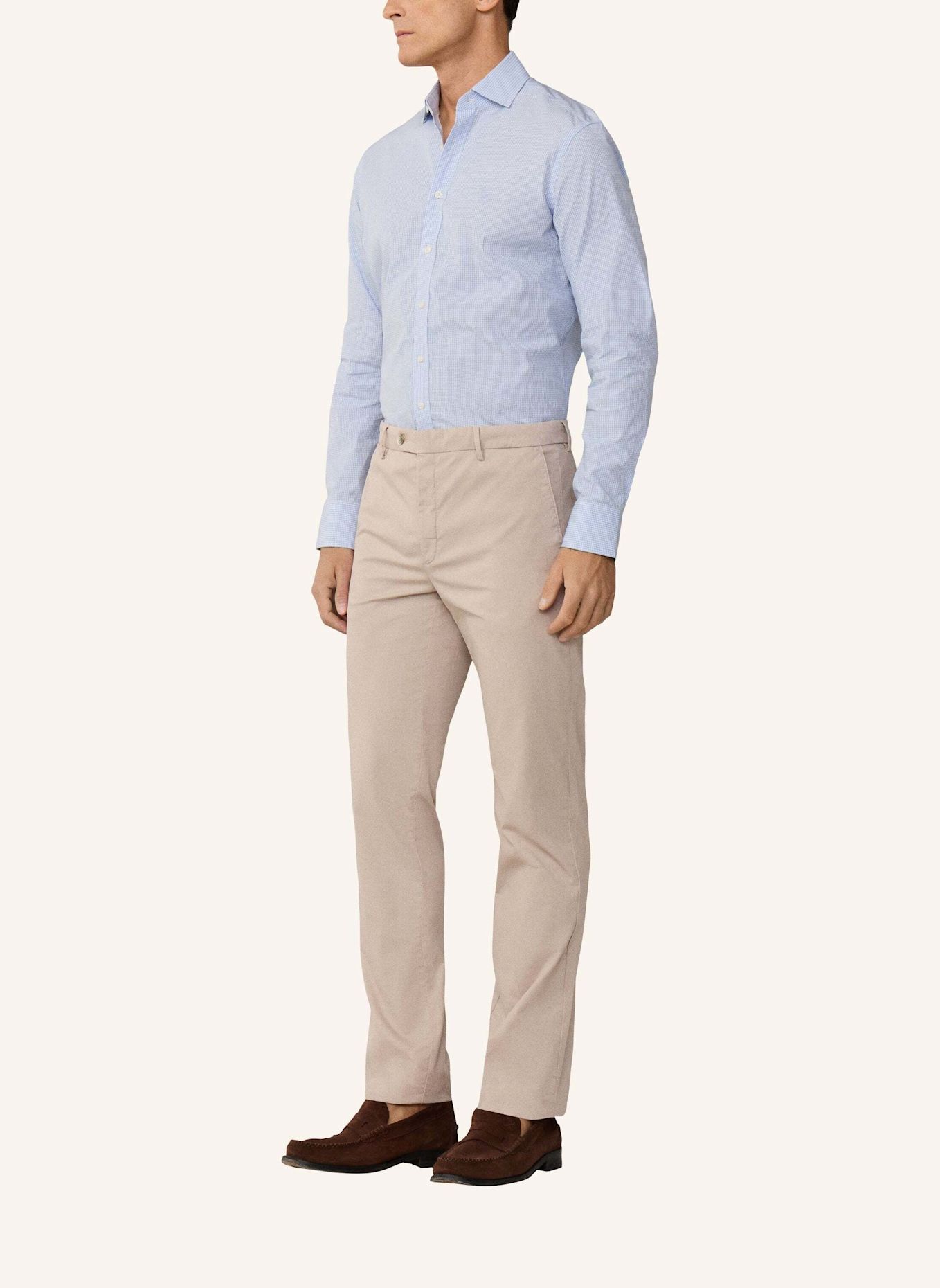 HACKETT LONDON Chino ULTRA LW CHINO: TAUPE/ HELLBRAUN