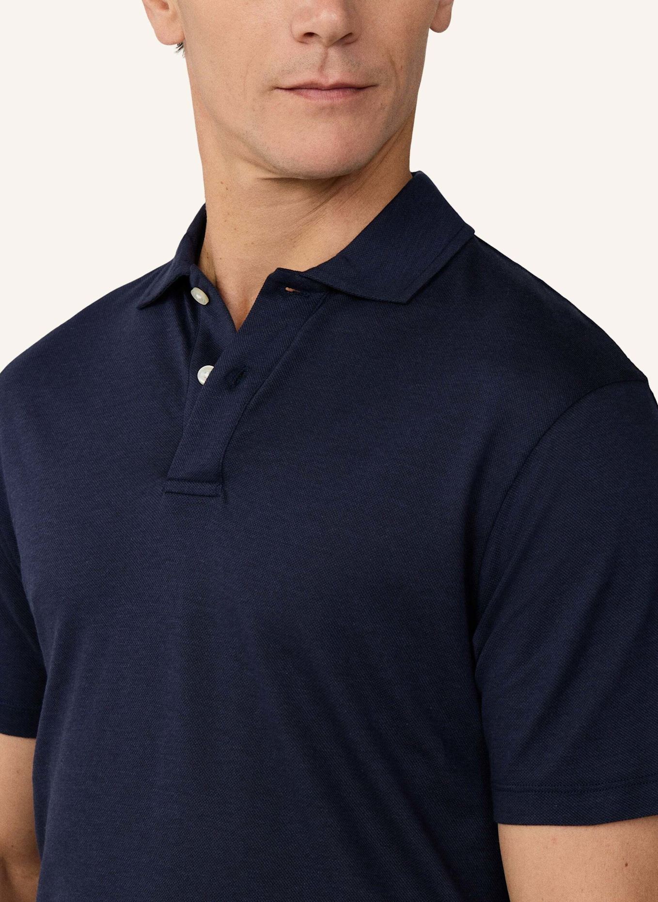 HACKETT LONDON Poloshirt TRAVEL PIQUE POLO: BLAU
