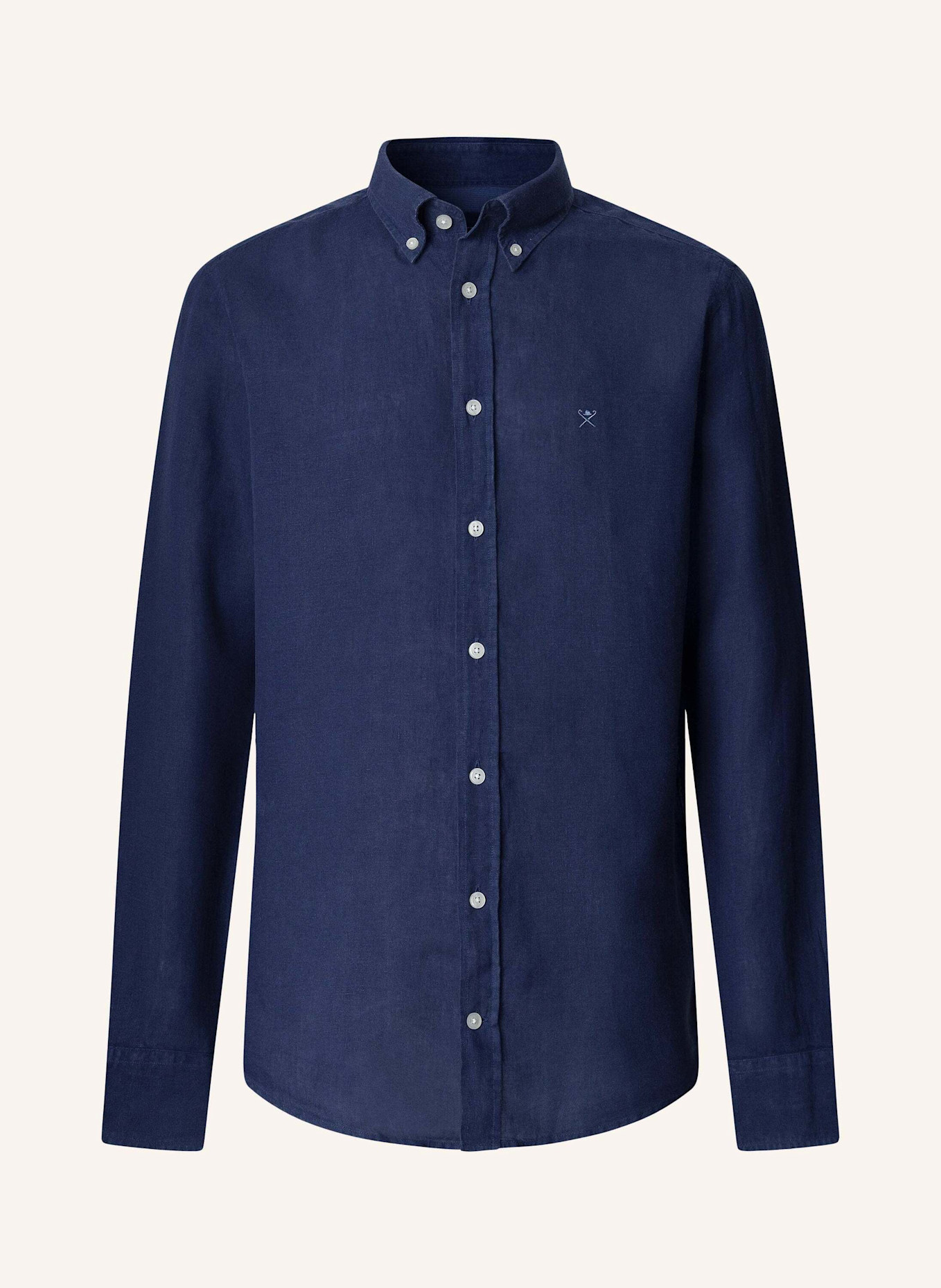 HACKETT LONDON Freizeithemd ESS GMD LINEN BRPT: BLAU