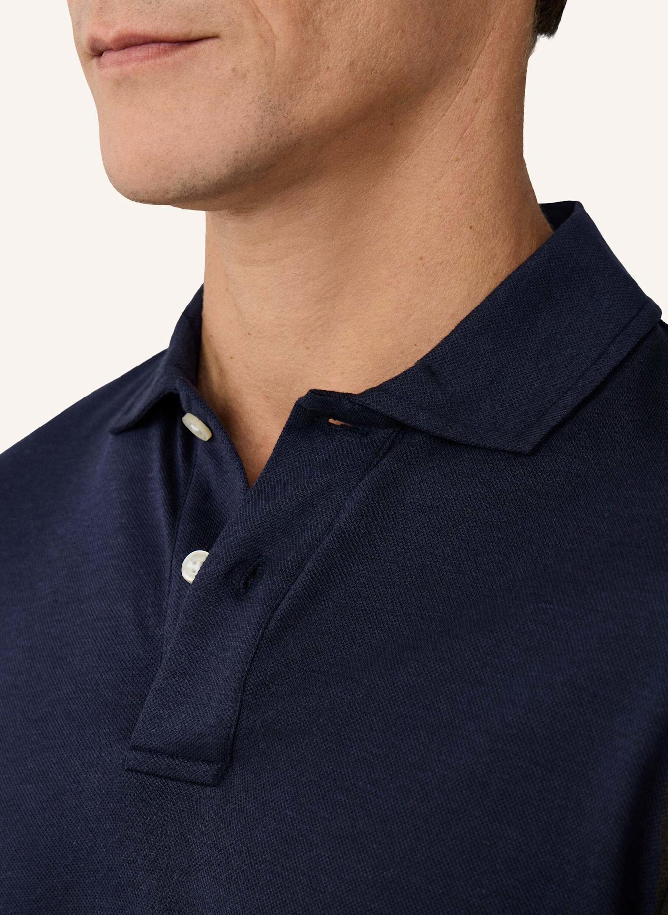 HACKETT LONDON Poloshirt TRAVEL PIQUE POLO: BLAU