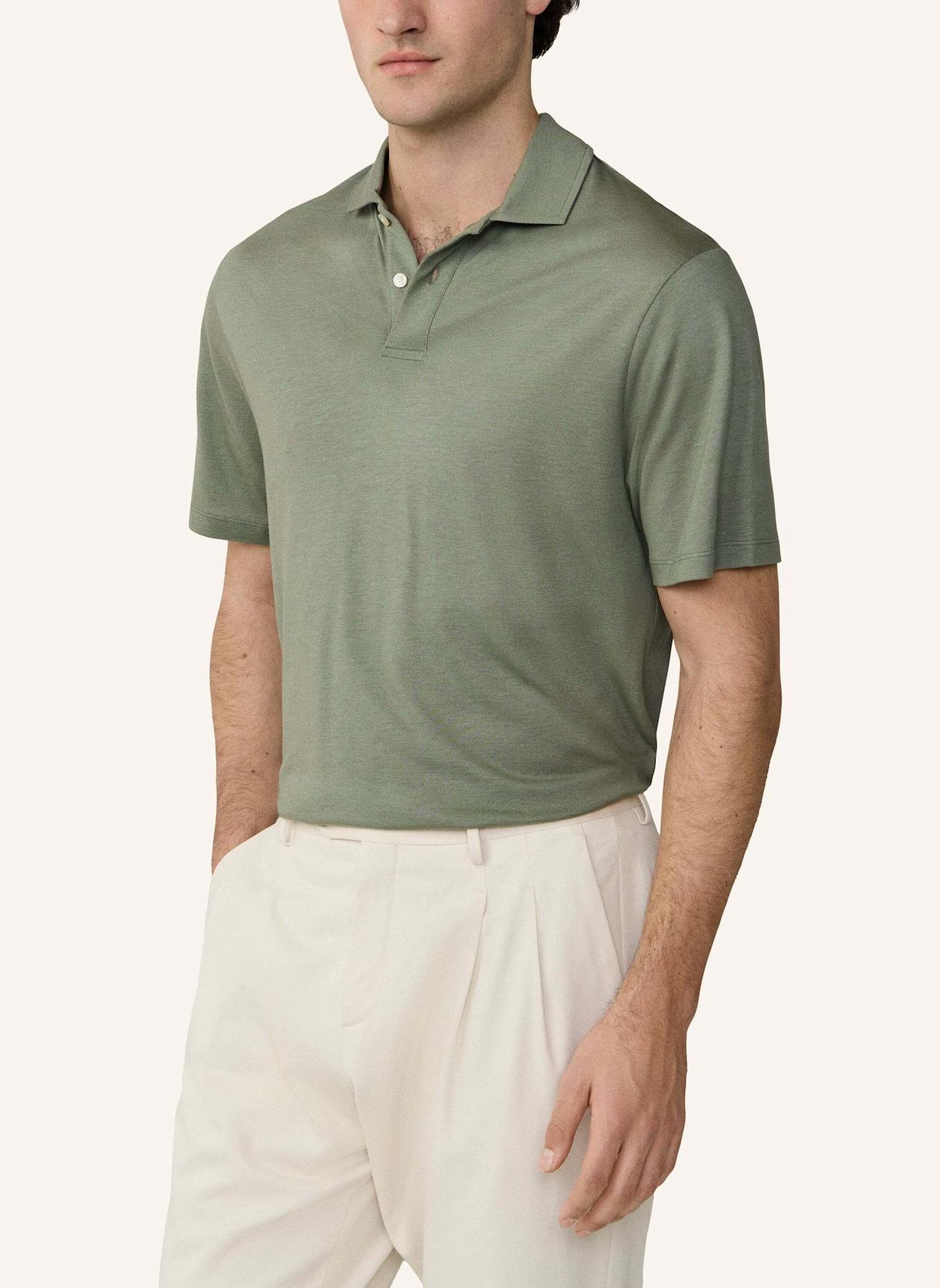 HACKETT LONDON Poloshirt TRAVEL PIQUE POLO: GRÜN